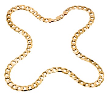 9ct gold 30.9g 21 inch curb Chain